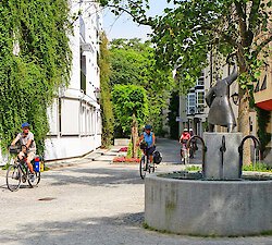 Radfahrer in Deggendorf